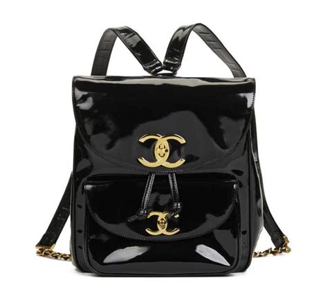 chanel patent leather bag replica|chanel patent leather backpack.